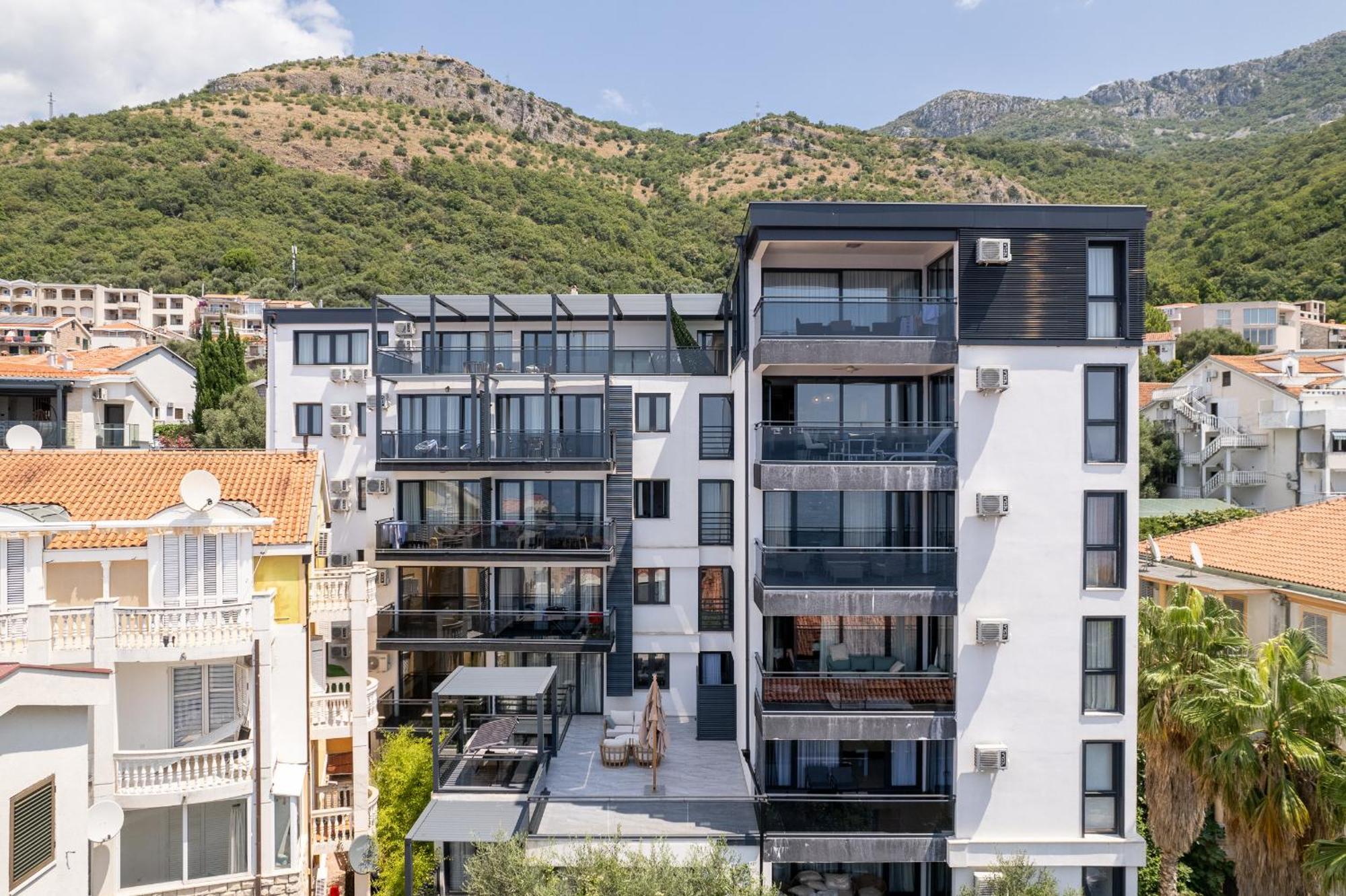 Apartament Vista Seaview Sveti Stefan Zewnętrze zdjęcie