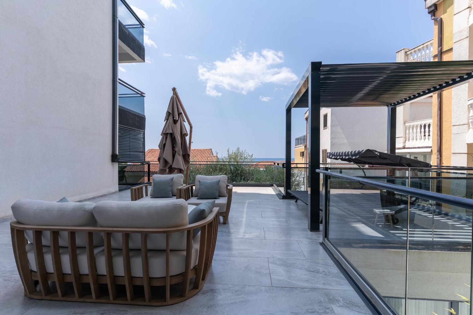 Apartament Vista Seaview Sveti Stefan Zewnętrze zdjęcie