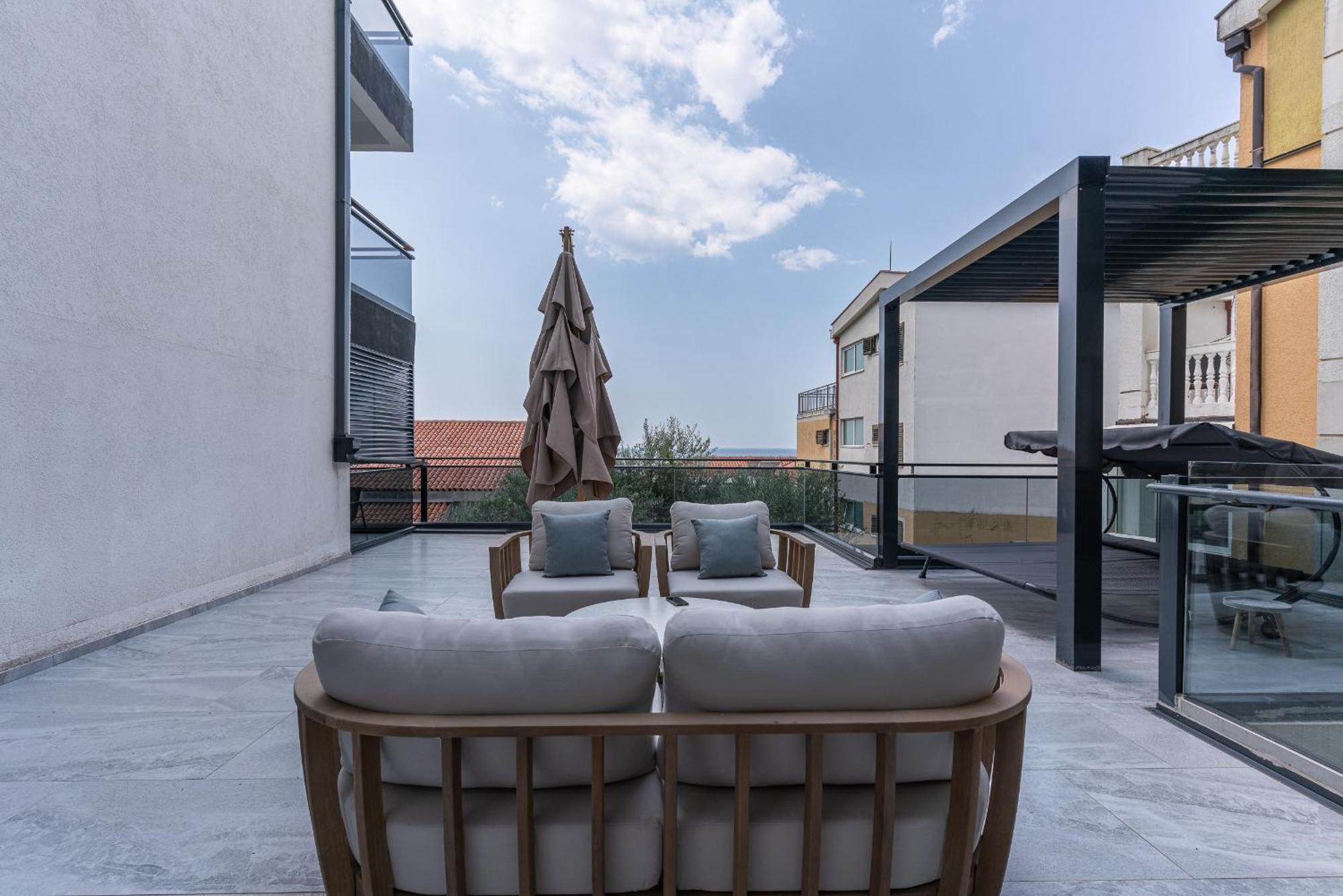 Apartament Vista Seaview Sveti Stefan Zewnętrze zdjęcie